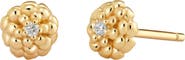MADE BY MARY CZ Birth Flower Stud Earrings