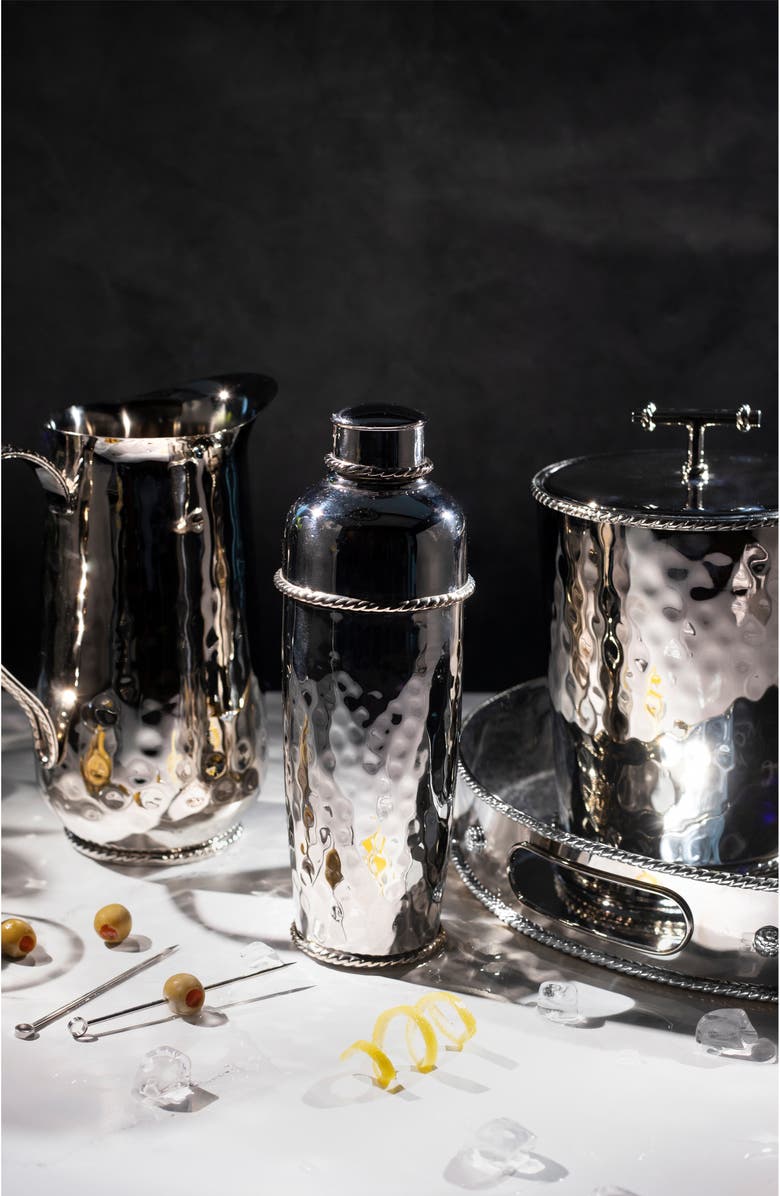 Juliska Graham Serving Tray, Alternate, color, Silver