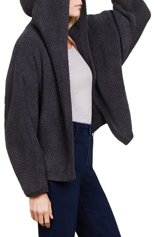 BAREFOOT DREAMS BAREFOOT DREAMS® COZYCHIC® HOODED CHEVRON RIB CARDIGAN
