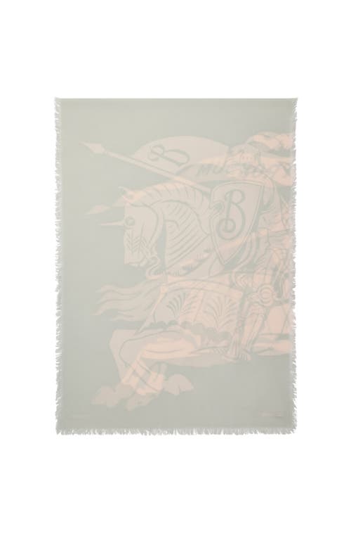 Burberry Wide Ekd Wool Scarf