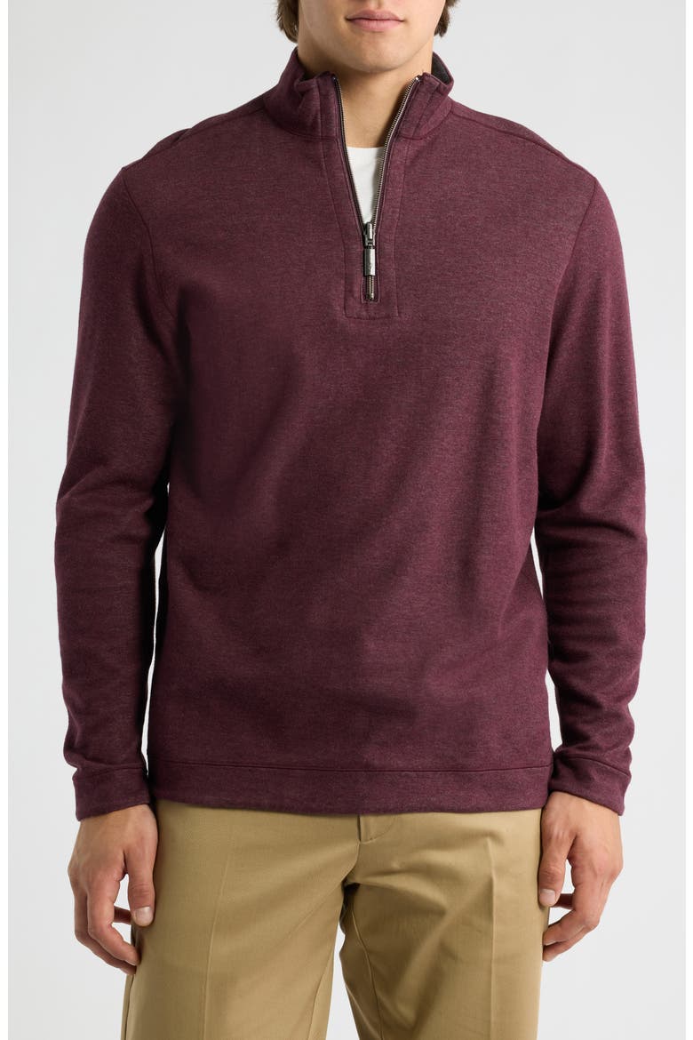 Tommy Bahama Flipview Reversible Half Zip Pullover (Men) | Nordstrom