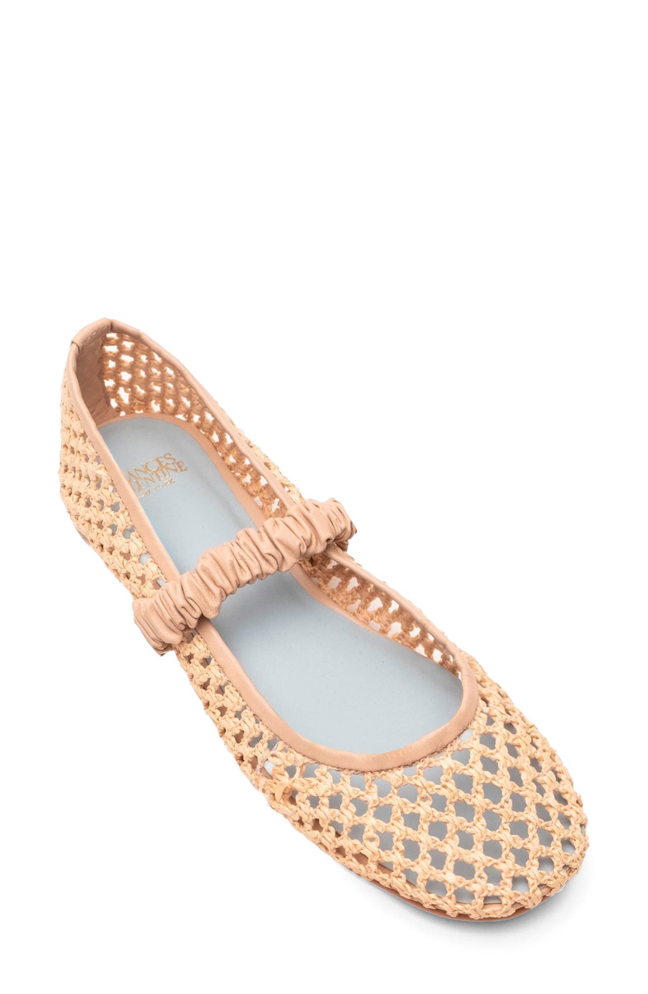 Frances Valentine Ella Ballet Flat, Alternate, color, Natural