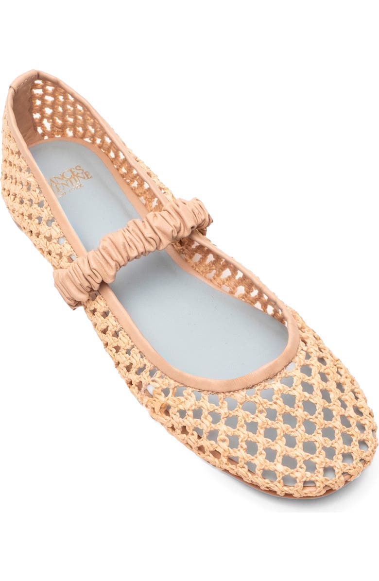 Frances Valentine Ella Ballet Flat, Alternate, color, Natural