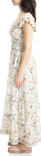 Smocked Tiered Maxi Dress