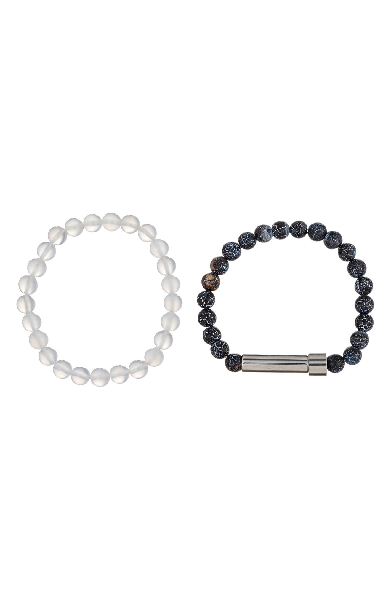 EYE CANDY LOS ANGELES Men's Set of 2 Jean Bracelets