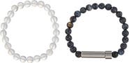 EYE CANDY LOS ANGELES Men's Set of 2 Jean Bracelets