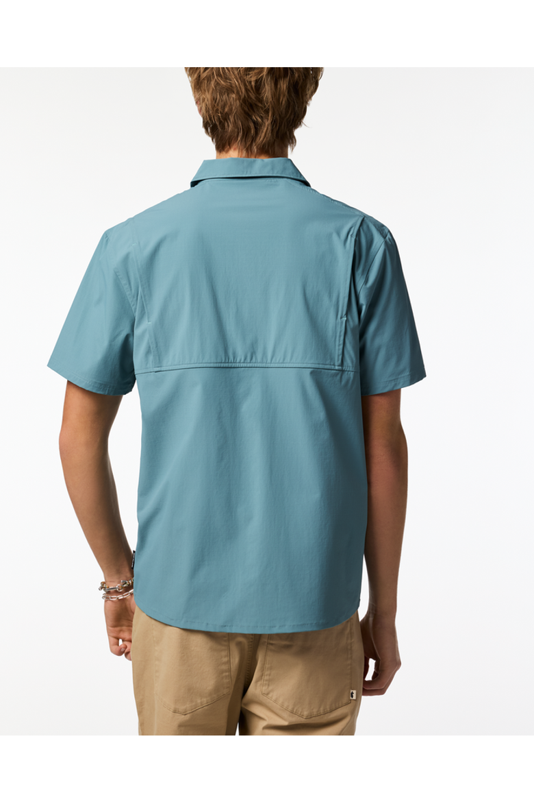 Solta Short-Sleeve Sun Shirt - Men's, Alternate, color, Everglade