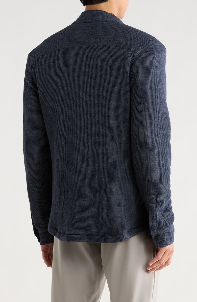 Buffalo Jeans Steel Thermal High Pile Fleece Lined Jacket, Alternate, color, Heather Navy