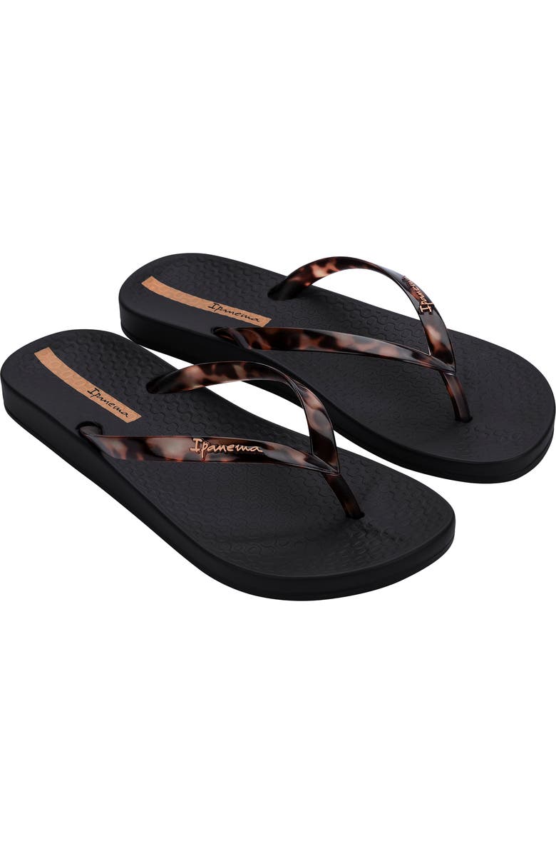 Ipanema Ana Connect II Flip Flop, Alternate, color, Black/Clear