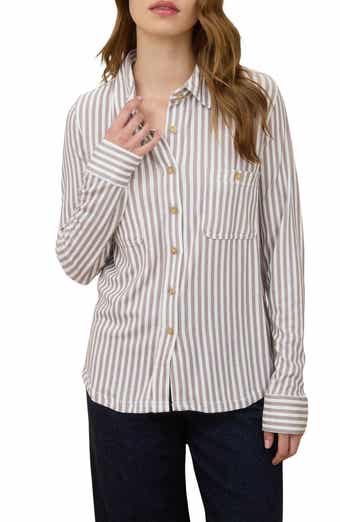 Blu Pepper Button Front Long Sleeve Shirt