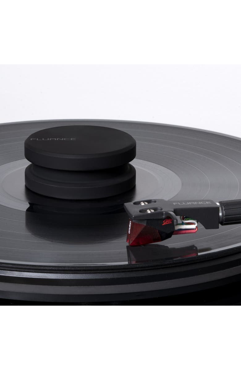 Fluance HiFi Vinyl Record Weight 760 Gram Stabilizer Turntable Accessory, Alternate, color, Black