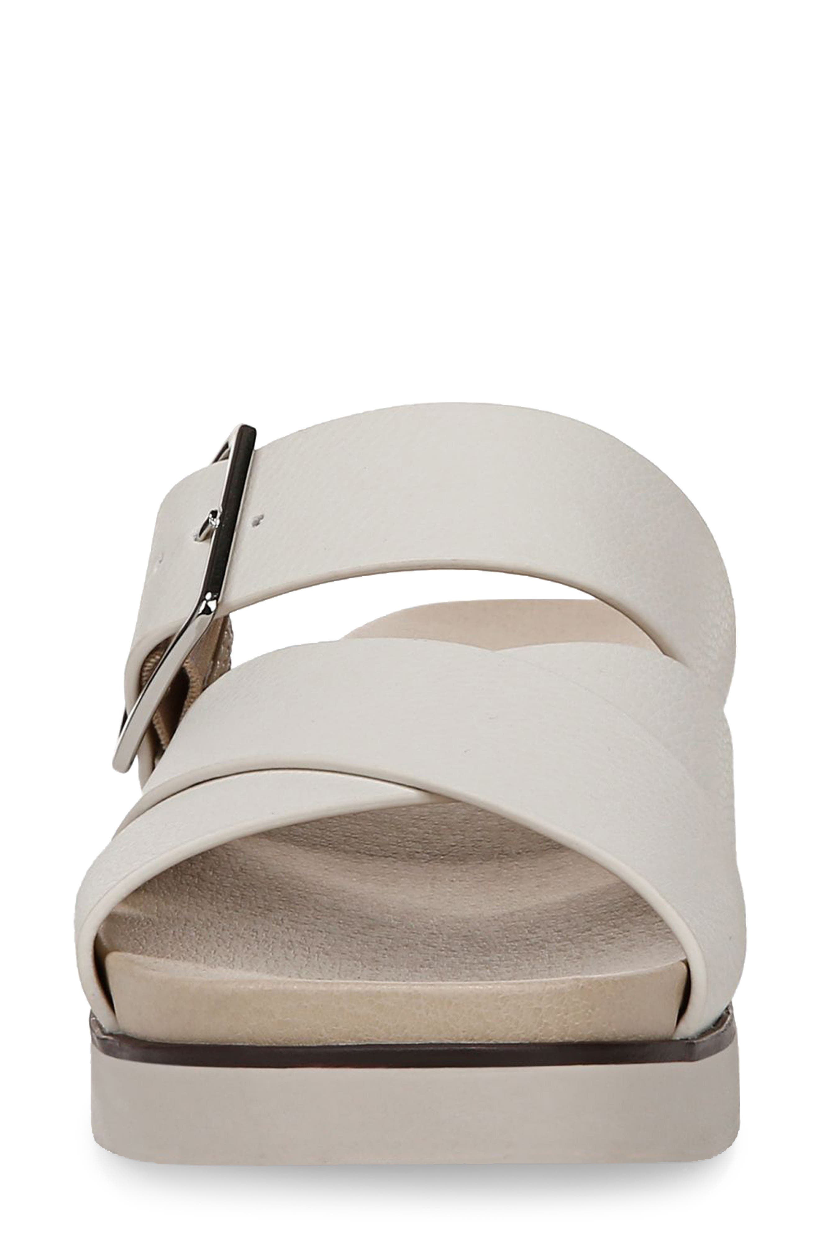 LifeStride Getaway Platform Slide Sandal, Alternate, color, Bone