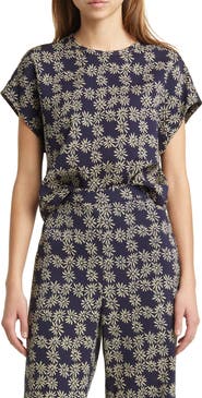 THE GREAT. The Wander Floral Top