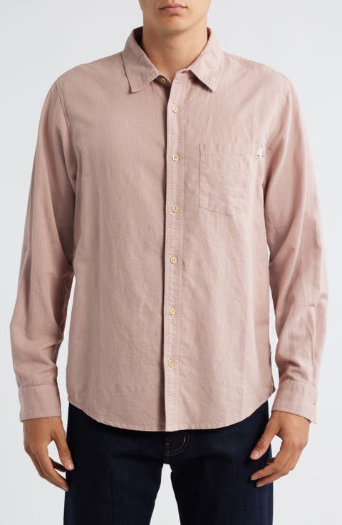 Wesley Linen & Cotton Button-Up Shirt
