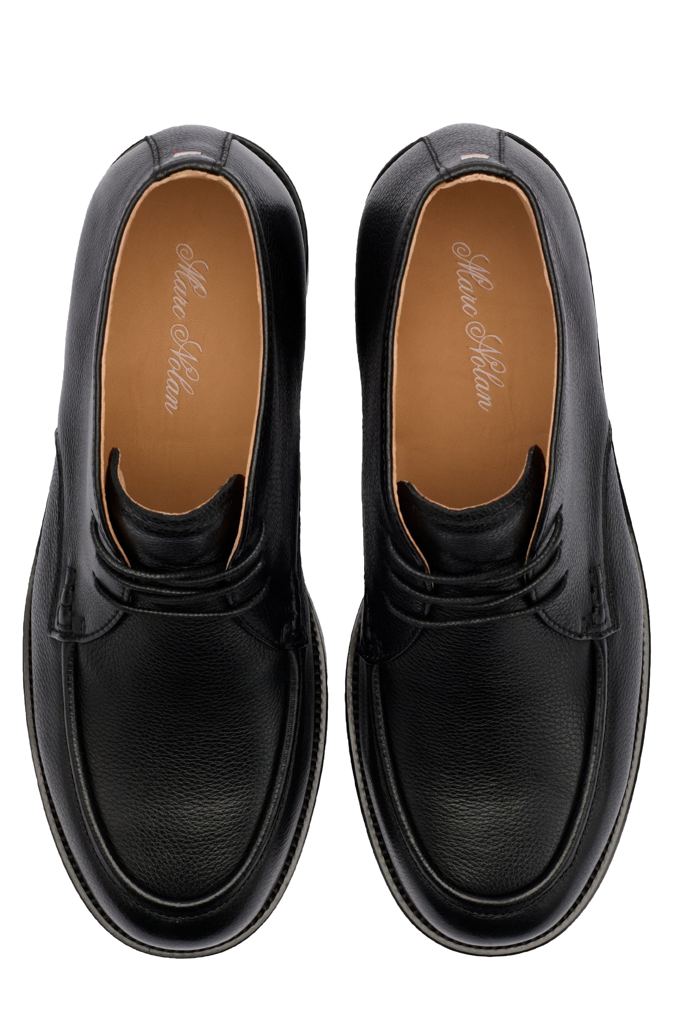 Logan Leather Chukka Boot, Alternate, color, BLACK