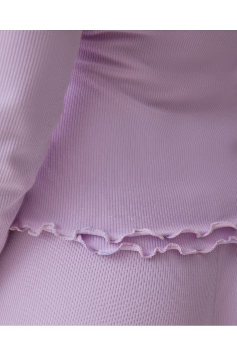 Ribbed Modal Cardigan, Alternate, color, Lavender