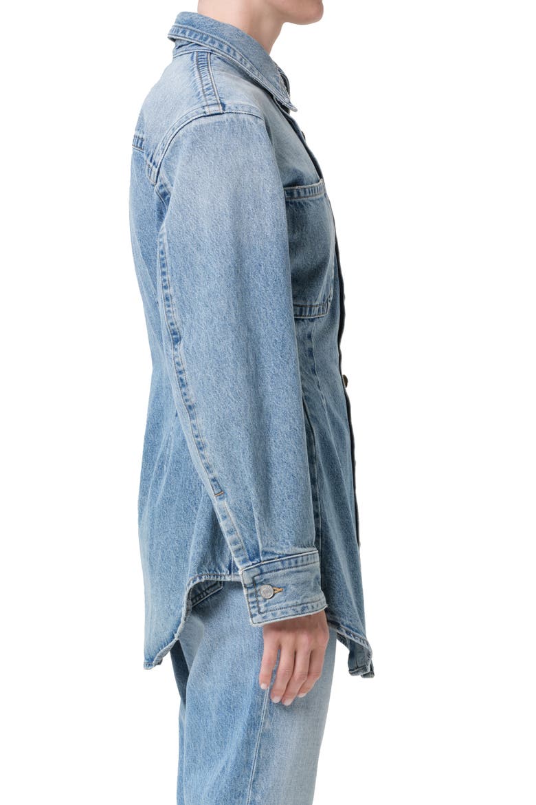 Wilma Denim Shirt, Alternate, color, MAGNIFY MEDIUM INDIGO