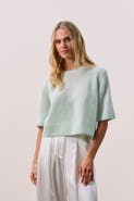 NAKED CASHMERE ATALLAH CASHMERE TEE