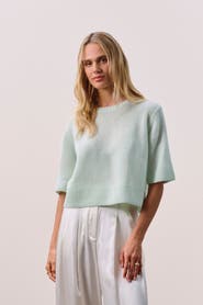 NAKED CASHMERE ATALLAH CASHMERE TEE