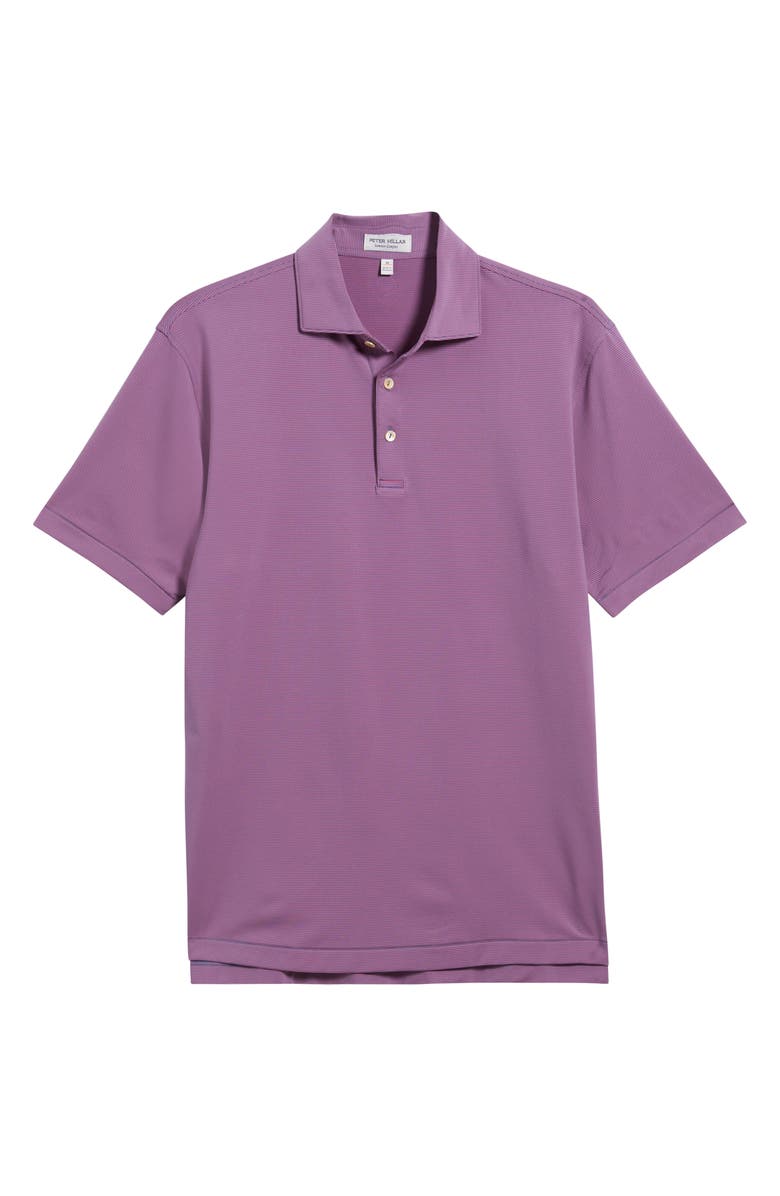 Peter Millar Jubilee Performance Jersey Polo, Alternate, color, Blue Haze