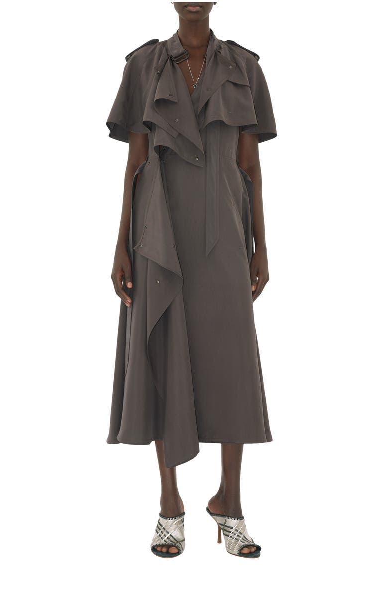 Burberry Silk Trench Dress, Main, color, 
