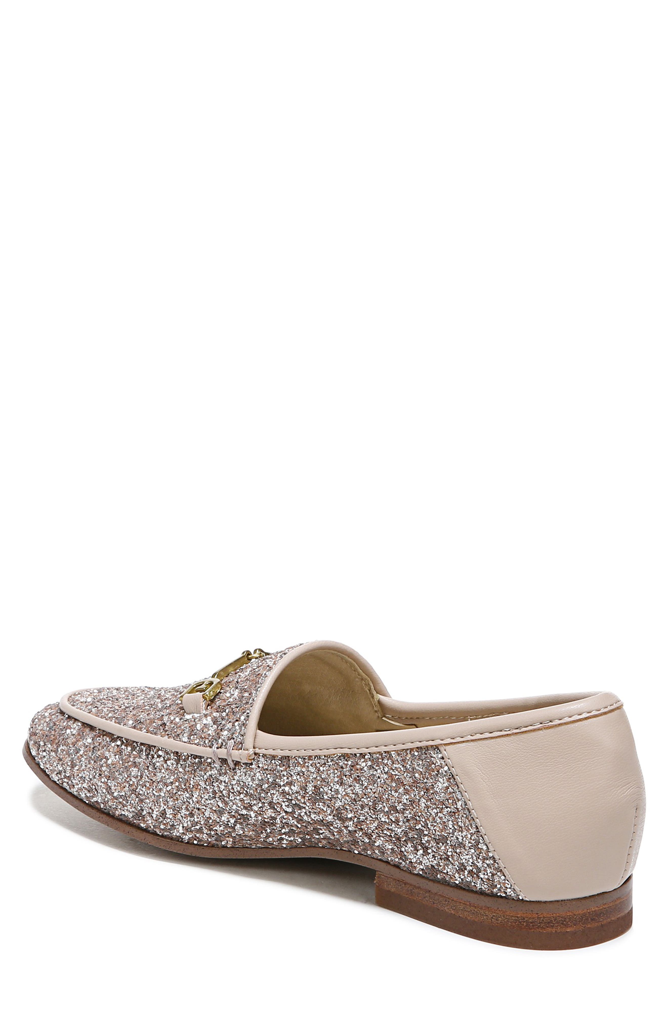 Sam Edelman Loraine Glitter Loafer, Alternate, color, Pink
