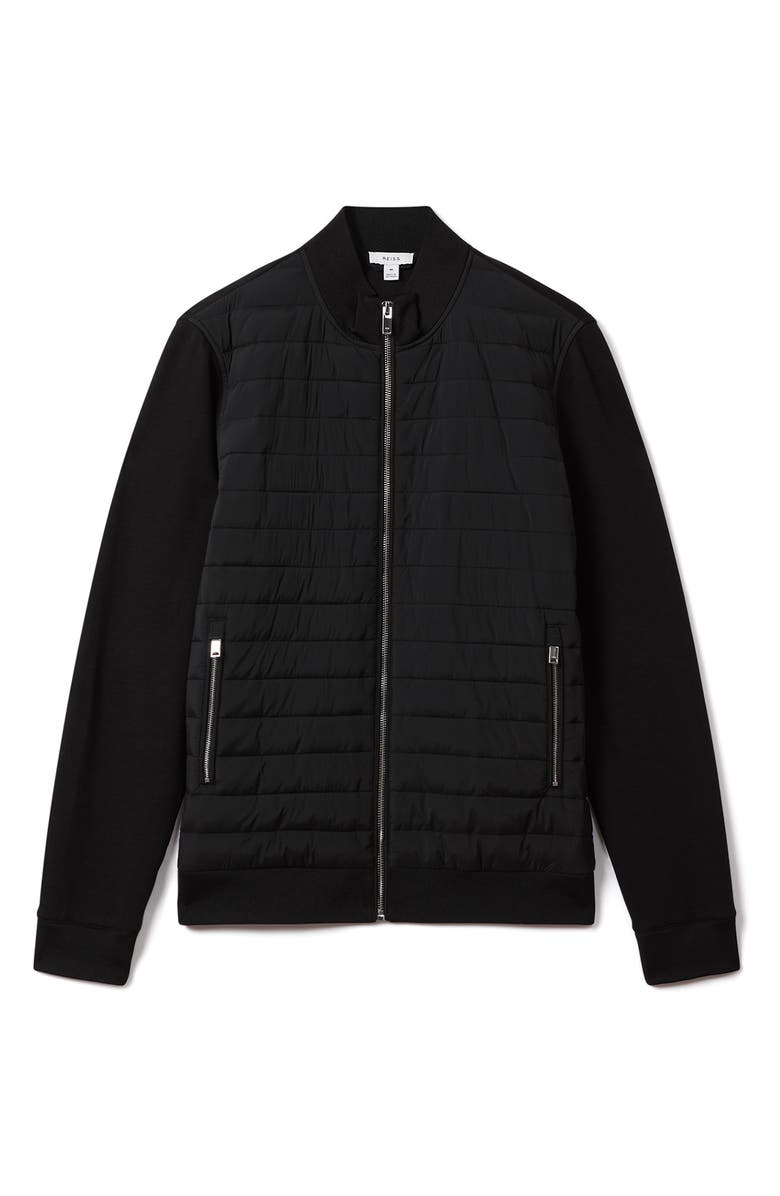Reiss Flintoff Quilted Hybrid Jacket, Alternate, color, 