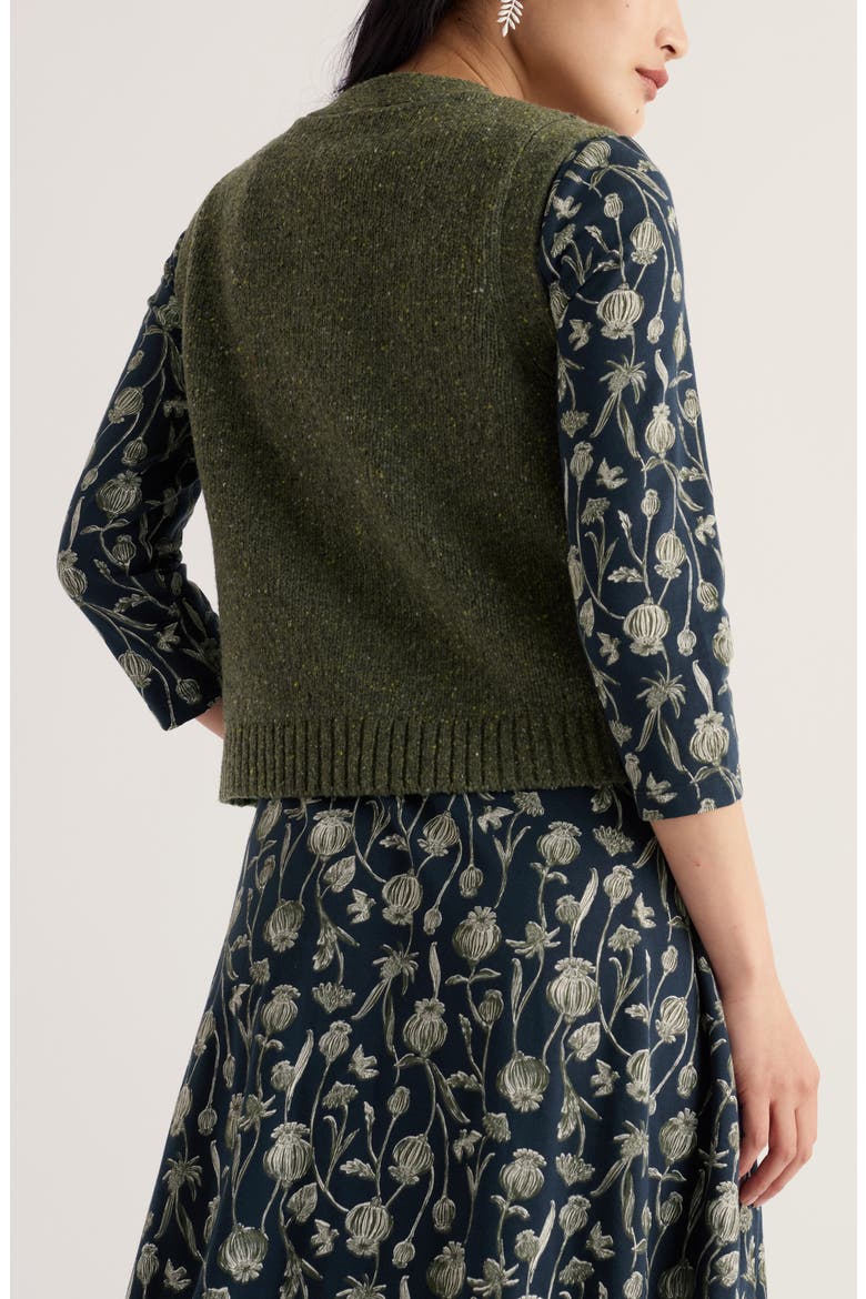 Pendouer Cable Knit Sweater Vest, Alternate, color, ALPINE