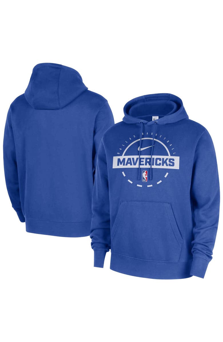 Nike Men's Nike Blue Dallas Mavericks 2025/26 Authentic Practice Club Pullover Hoodie, Main, color, Blue