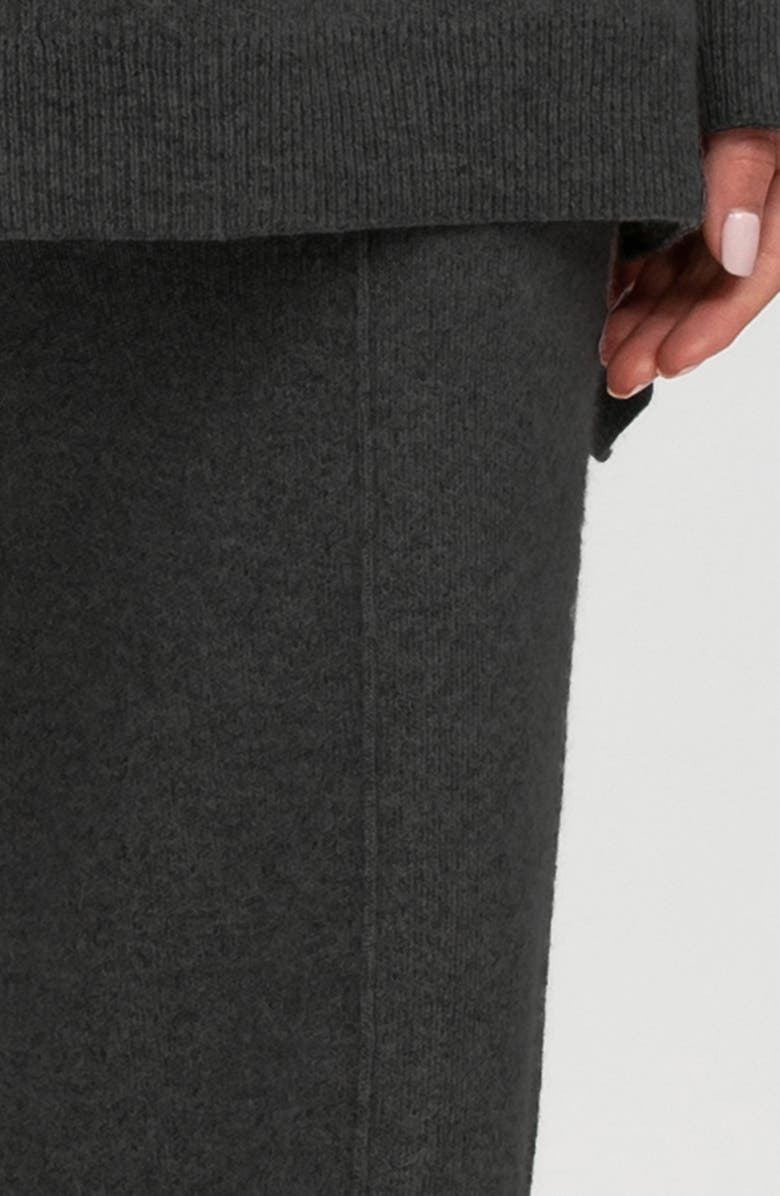 Pietro Brunelli Meribel Knit Pull-On Maternity Pants, Alternate, color, Charcoal