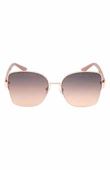 59mm Gradient Butterfly Sunglasses
