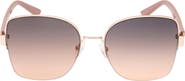 GUESS 59mm Gradient Butterfly Sunglasses