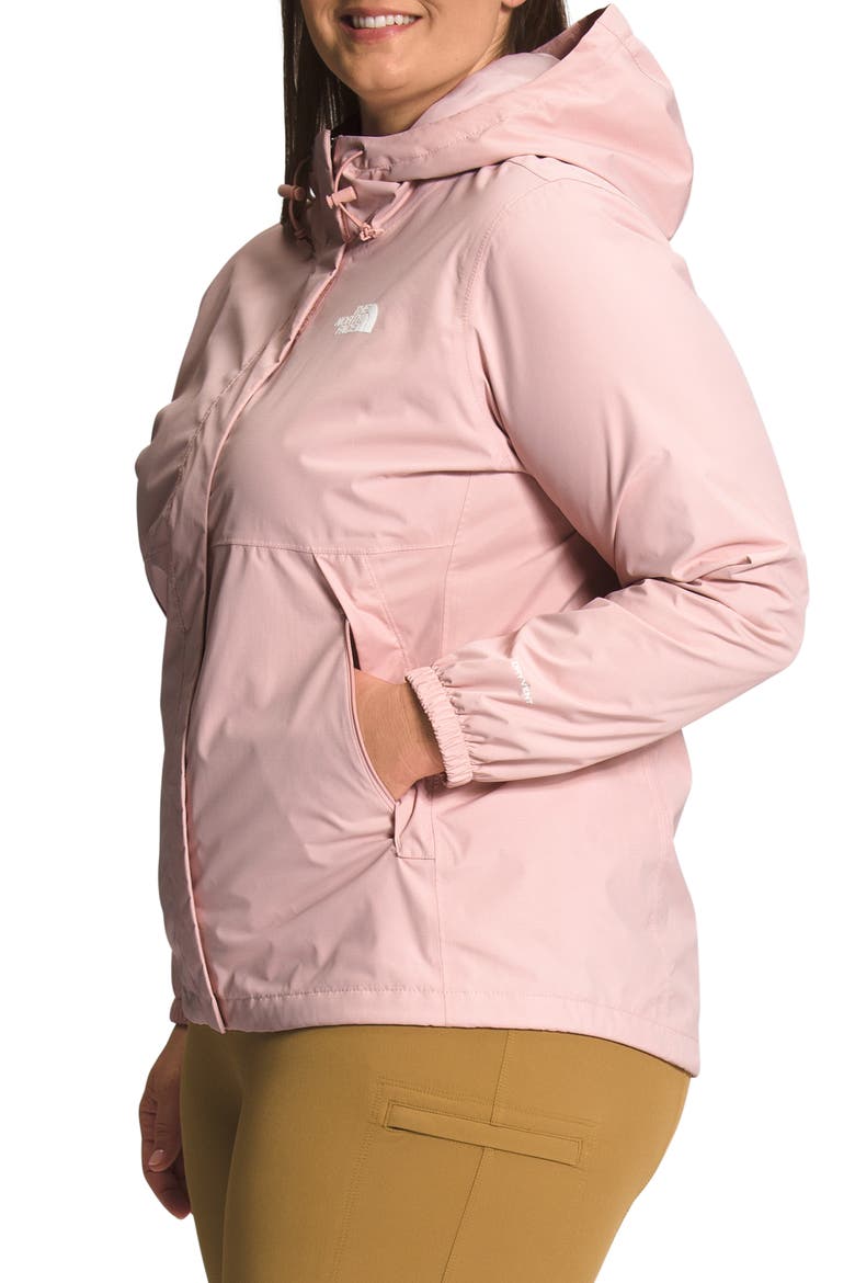 Antora Water Repellent Jacket, Alternate, color, PINK MOSS