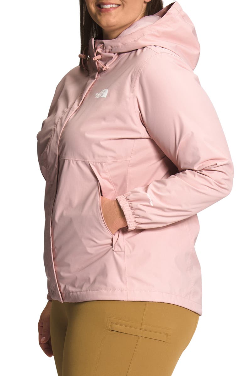 The North Face Antora Water Repellent Jacket, Alternate, color, Pink Moss