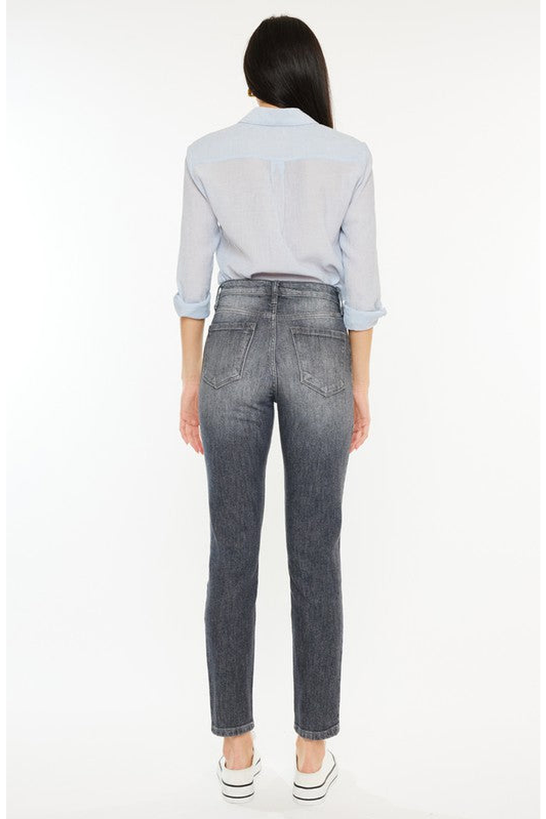 Taryn High Rise Cigarette Leg Jeans, Alternate, color, Gray