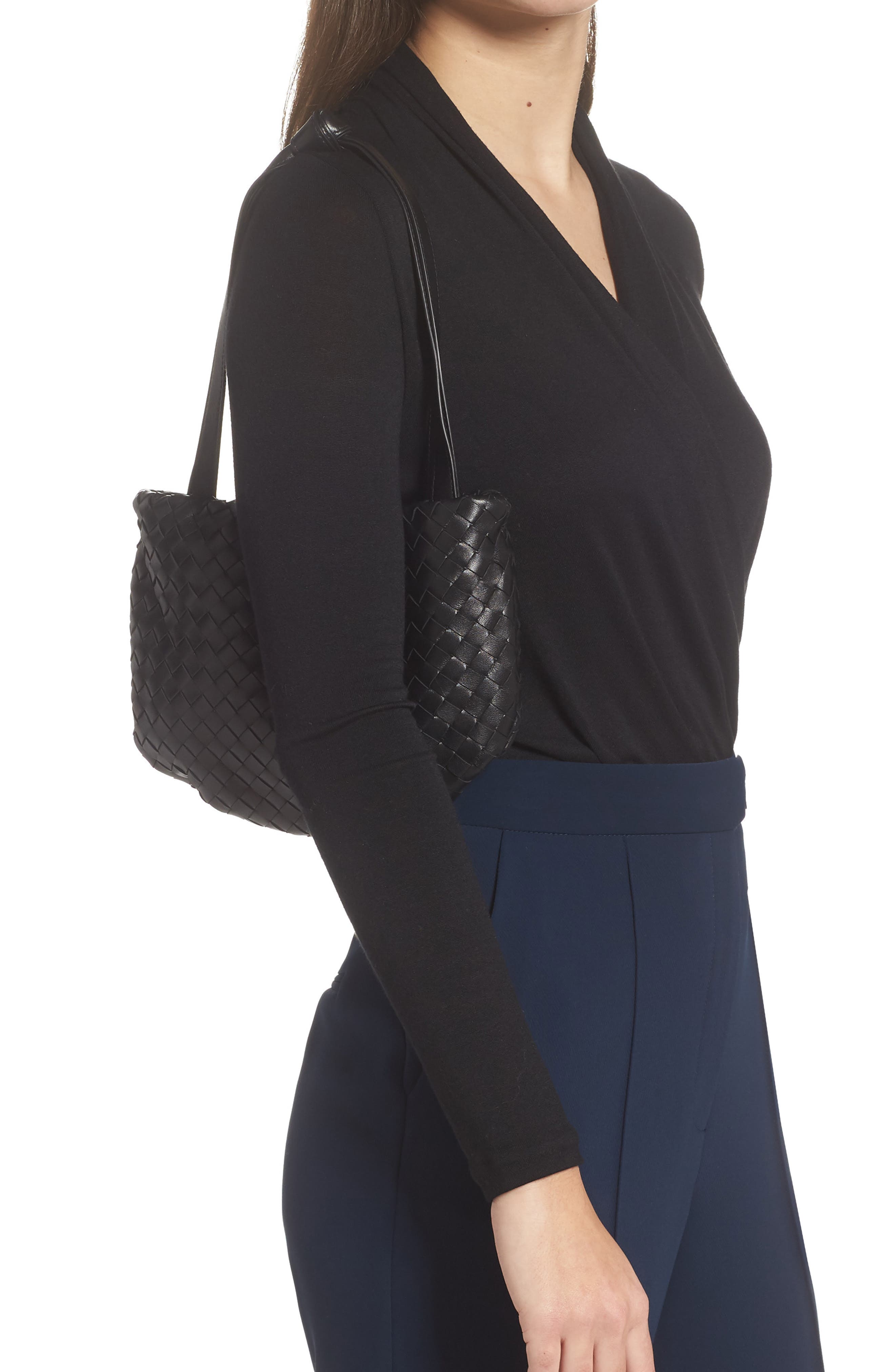 Bottega Veneta Bulb Intrecciato Leather Bucket Bag, Alternate, color, 