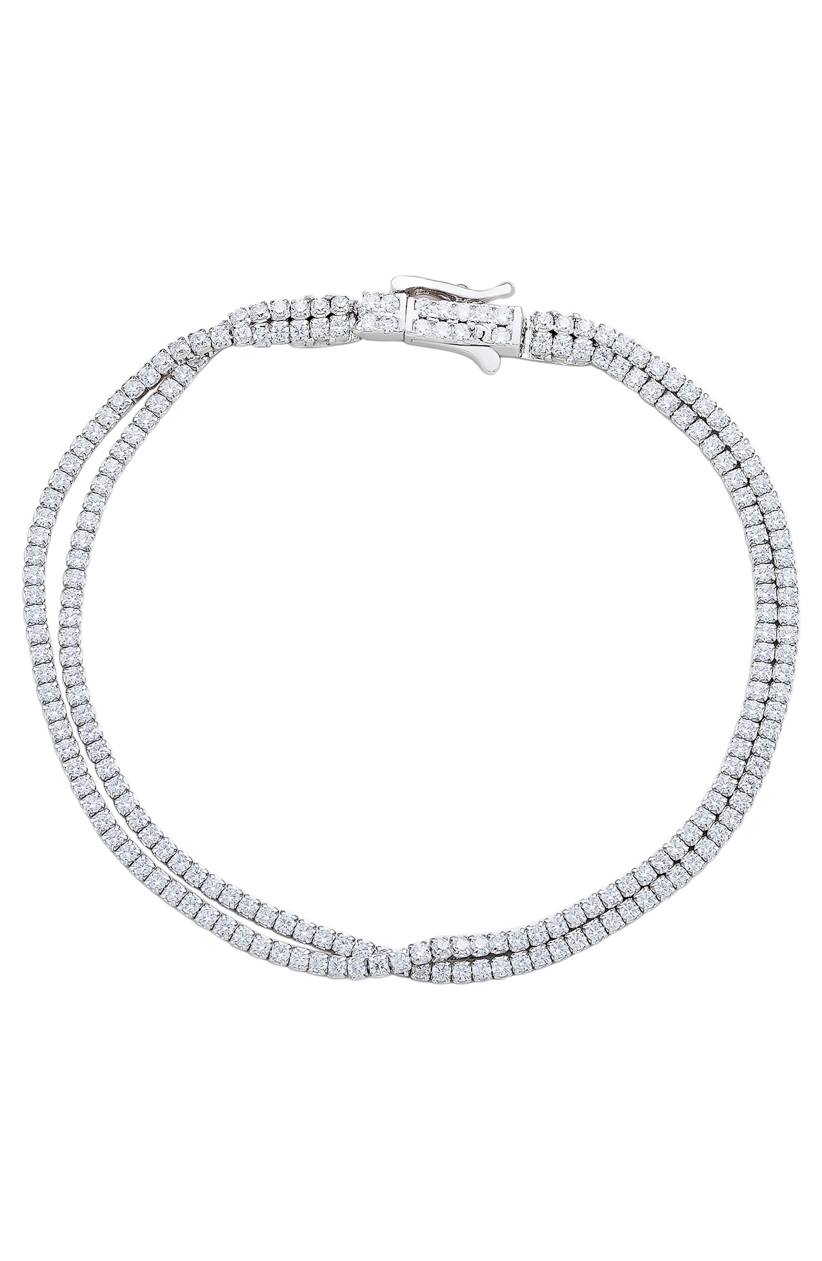 SUZY LEVIAN Double Strand Pavé Bracelet