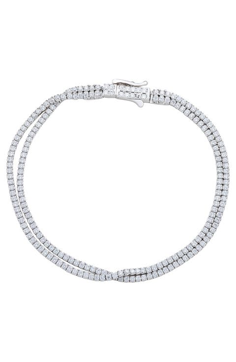 Double Strand Pavé Bracelet