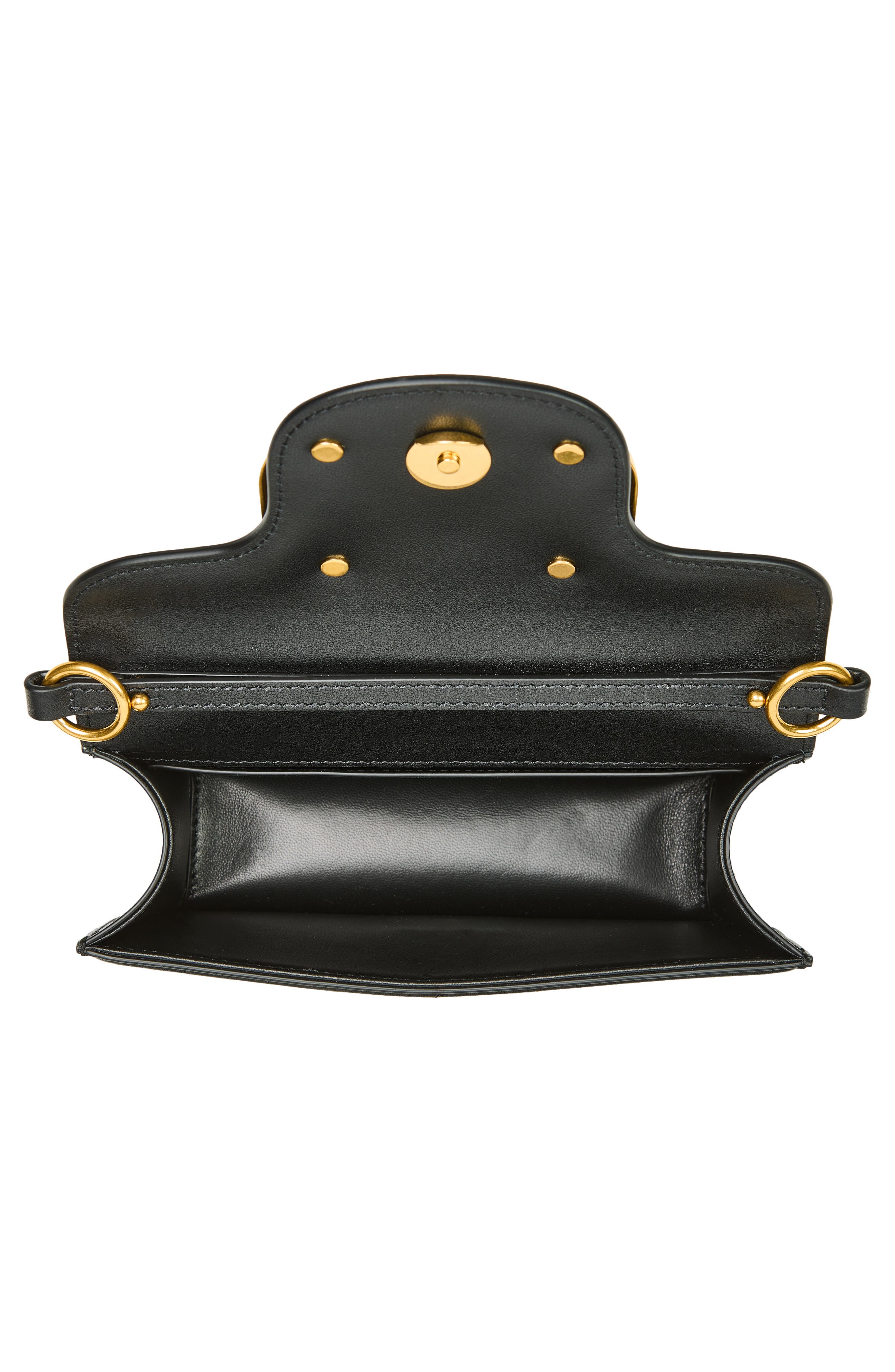 Valentino Garavani Small Locò Shoulder Bag, Alternate, color, Nero