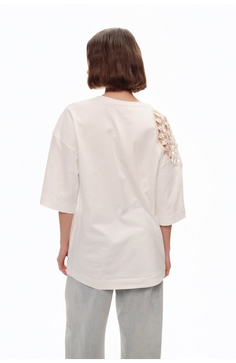 Nocturne Embroidered Detail T-Shirt, Alternate, color,