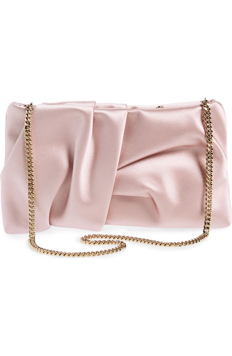 Jimmy Choo Bonny Satin Clutch, Alternate, color,