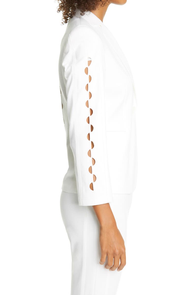 Akris punto Laser Cut Jacket, Alternate, color, 