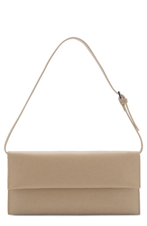 Faux Leather Shoulder Bag