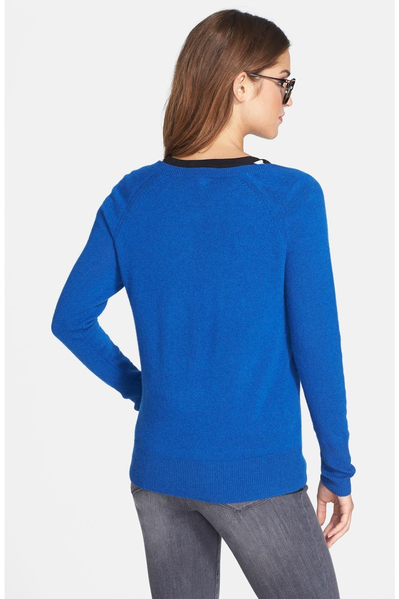 Solid Cashmere Sweater, Alternate, color, NAVY LIMOGES