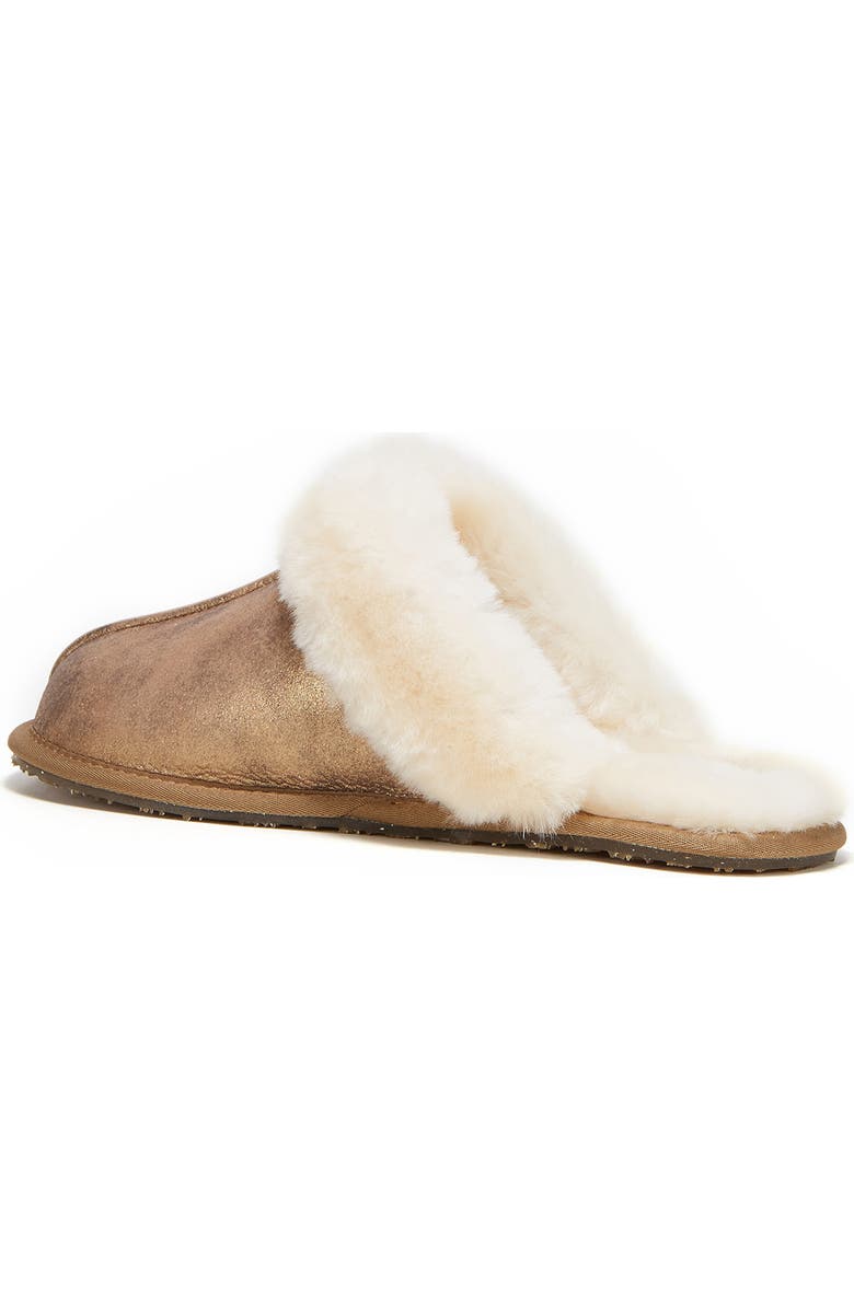 Australia Luxe Collective Genuine Shearling Mule, Alternate, color, Antique Gold