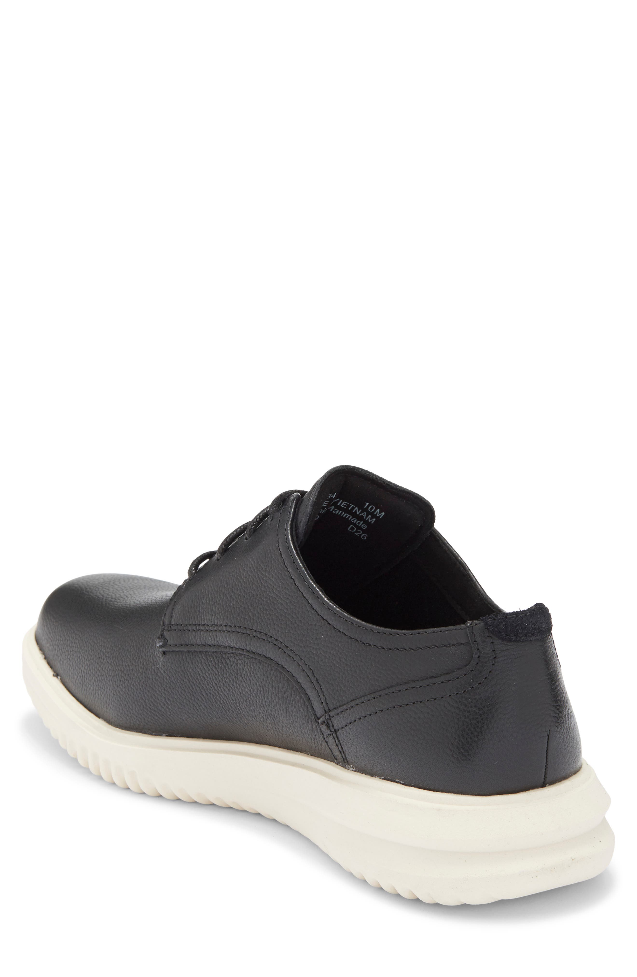 Grand Plain Toe Oxford, Alternate, color, BLACK LEATHER