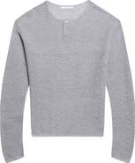 Helmut Lang Texture Henley Sweater