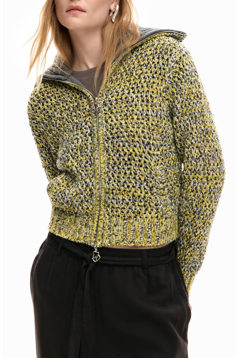 Knit Jacket, Main, color, ANTHRACITE GRAY