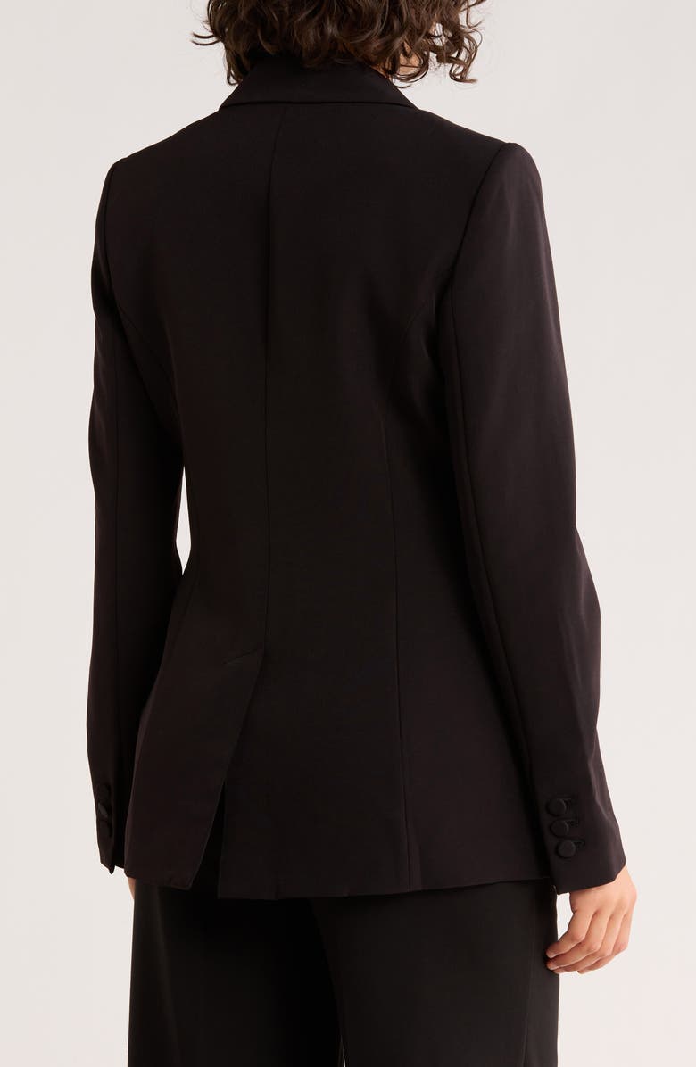 DKNY One-Button Suit Blazer, Alternate, color, Black