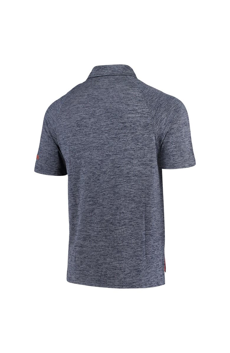 COLOSSEUM Men's Colosseum Heathered Navy Syracuse Orange Down Swing Polo, Alternate, color, Heather Navy